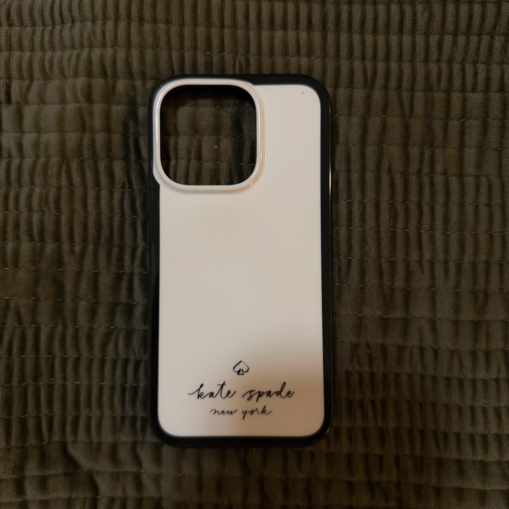 kate spade White Phone Case iPhone 15 pro